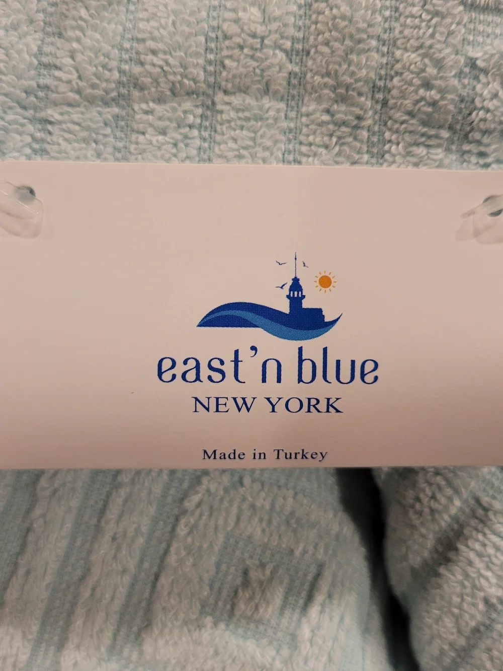 New East 'n Blue Light Blue Turkish Bath Towel